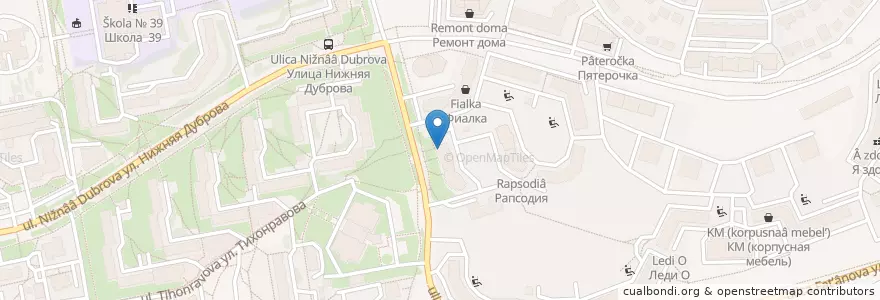 Mapa de ubicacion de Аптека №10 Рослек en Rusia, Distrito Federal Central, Óblast De Vladímir, Городской Округ Владимир.