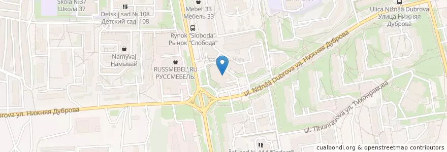 Mapa de ubicacion de Семейная аптека en Russland, Föderationskreis Zentralrussland, Oblast Wladimir, Городской Округ Владимир.