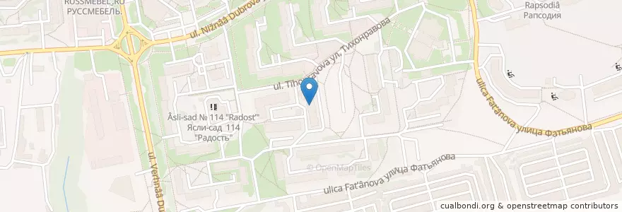 Mapa de ubicacion de Медицинская клиника "Доверие" en Rusia, Distrito Federal Central, Óblast De Vladímir, Городской Округ Владимир.