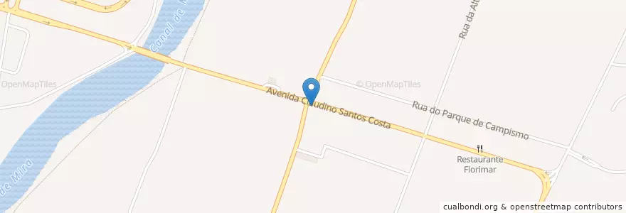 Mapa de ubicacion de Papelaria Central - posto dos CTT en 葡萄牙, Aveiro, Centro, Baixo Vouga, Vagos, Gafanha Da Boa Hora.