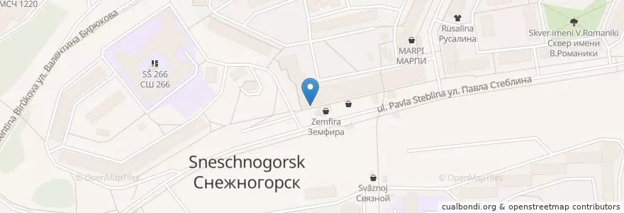 Mapa de ubicacion de Формула здоровья en Rusia, Северо-Западный Федеральный Округ, Óblast De Múrmansk, Зато Александровск.