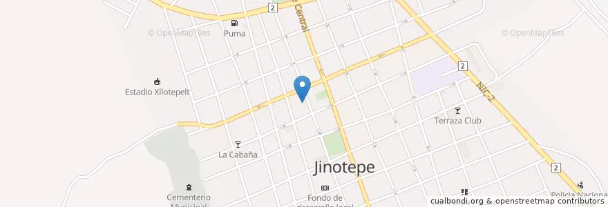 Mapa de ubicacion de Rest. Buen Provecho en ニカラグア, カラソ県, Jinotepe (Municipio).