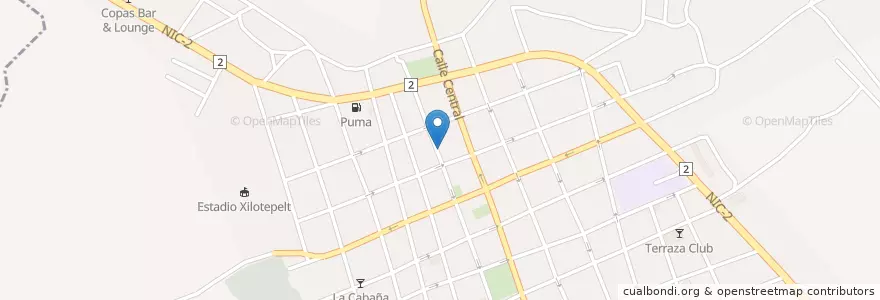Mapa de ubicacion de Restaurante Asiatico en Nicarágua, Carazo, Jinotepe (Municipio).