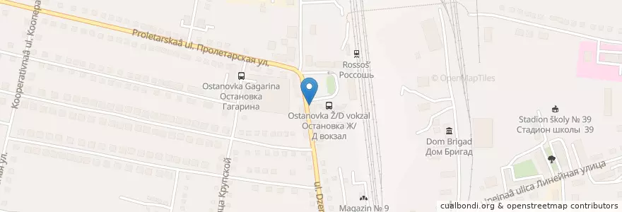 Mapa de ubicacion de Аптека Ж/Д en Rusland, Centraal Federaal District, Oblast Voronezj, Россошанский Район, Городское Поселение Россошь.