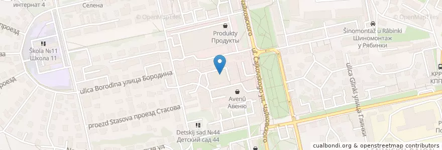 Mapa de ubicacion de Душечка en Russland, Föderationskreis Zentralrussland, Oblast Wladimir, Городской Округ Владимир.