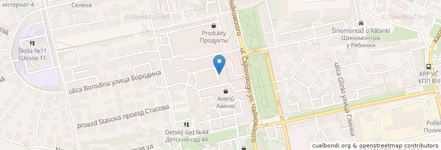 Mapa de ubicacion de Аптека СП en Rússia, Distrito Federal Central, Владимирская Область, Городской Округ Владимир.