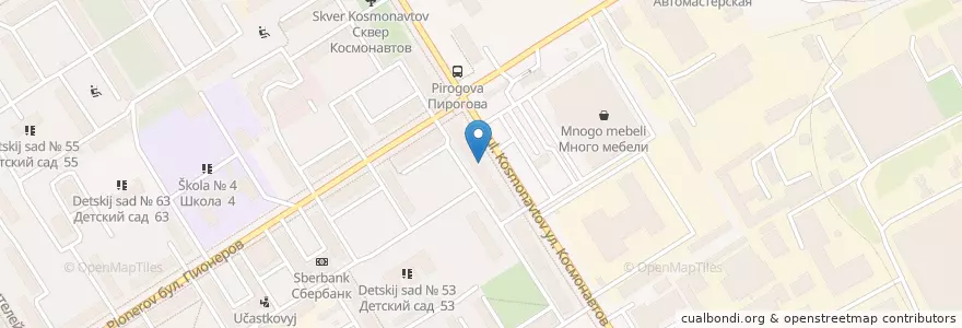 Mapa de ubicacion de Не болей en Russland, Föderationskreis Zentralrussland, Oblast Woronesch, Городской Округ Воронеж.