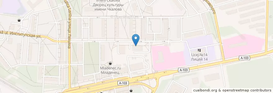 Mapa de ubicacion de Восток en Rusland, Centraal Federaal District, Oblast Moskou, Городской Округ Щёлково.