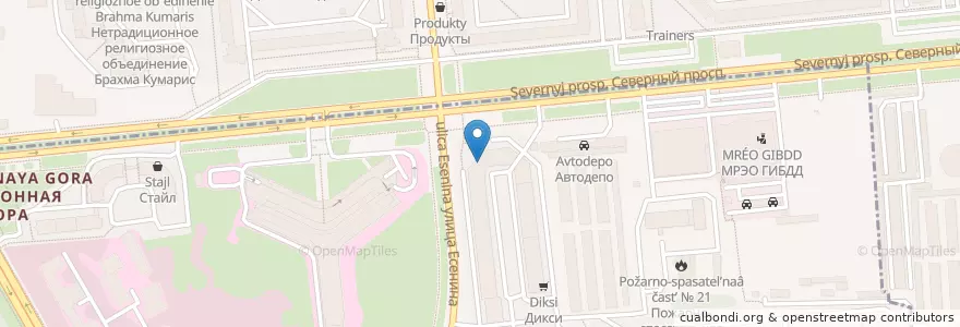 Mapa de ubicacion de Соседи en Rusia, Северо-Западный Федеральный Округ, Óblast De Leningrado, San Petersburgo, Выборгский Район.