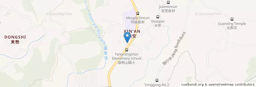 Mapa de ubicacion de 永福派出所 en 台湾, 新北市, 台北市, 士林区.