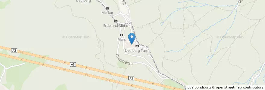 Mapa de ubicacion de Uto Kulm en 스위스, 취리히.