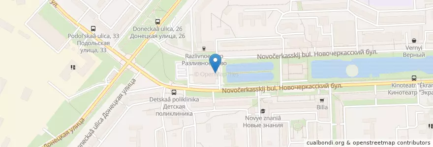 Mapa de ubicacion de Нео-ФАРМ en Russia, Distretto Federale Centrale, Москва, Юго-Восточный Административный Округ, Район Марьино.