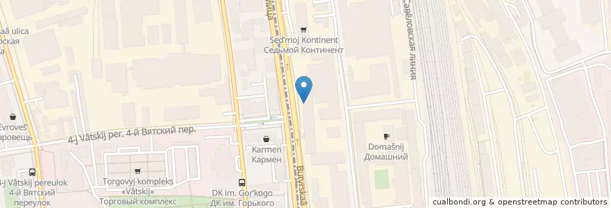 Mapa de ubicacion de Мать и дитя en Rusland, Centraal Federaal District, Moskou, Северный Административный Округ, Бутырский Район.
