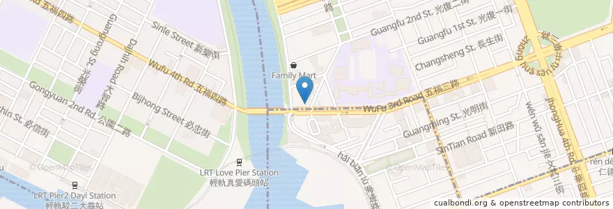 Mapa de ubicacion de Subway en 臺灣, 高雄市.