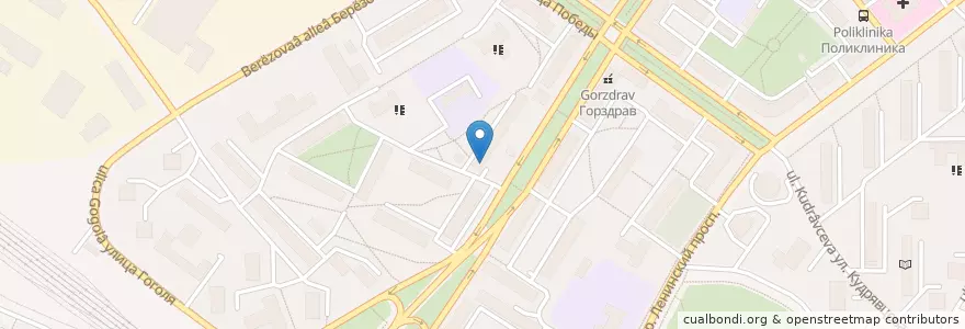 Mapa de ubicacion de Отделение связи №141401 en Rusia, Distrito Federal Central, Óblast De Moscú, Городской Округ Химки.