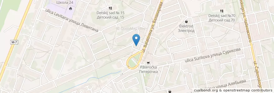 Mapa de ubicacion de Отделение связи №600028 en Russie, District Fédéral Central, Oblast De Vladimir, Городской Округ Владимир.