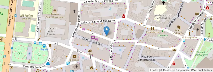 Mapa de ubicacion de 2 mujeres al Borde de un ataque de nervios en Espagne, Castille-Et-León, Valladolid, Valladolid.