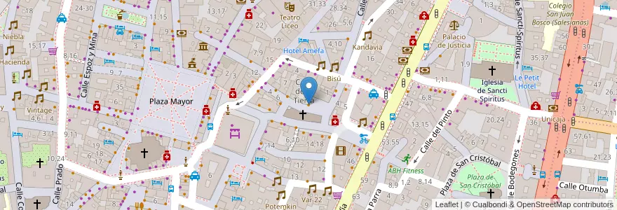 Mapa de ubicacion de 20 de Abril en İspanya, Castilla Y León, Salamanca, Campo De Salamanca, Salamanca.