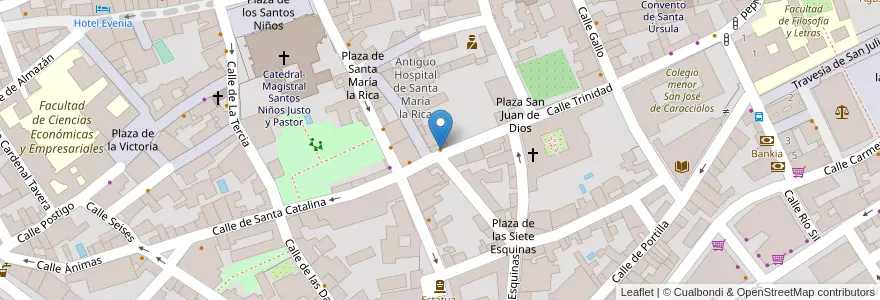 Mapa de ubicacion de 20 de abril en İspanya, Comunidad De Madrid, Comunidad De Madrid, Área Metropolitana De Madrid Y Corredor Del Henares, Alcalá De Henares.