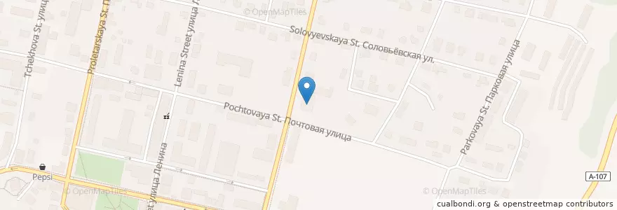 Mapa de ubicacion de Дом детского творчества en Russia, Central Federal District, Moscow Oblast, Одинцовский Городской Округ.