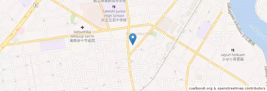 Mapa de ubicacion de 徳念寺 en Jepun, 東京都, 葛飾区.