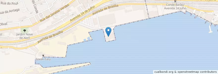 Mapa de ubicacion de K Urban Beach en 포르투갈, Área Metropolitana De Lisboa, Lisboa, Grande Lisboa.