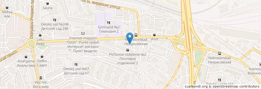 Mapa de ubicacion de Sberbank en Russia, Far Eastern Federal District, Primorsky Krai, Владивостокский Городской Округ.
