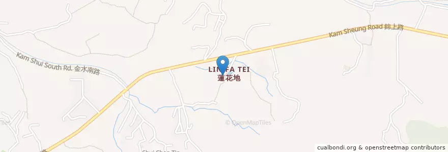 Mapa de ubicacion de 蓮花地公廁 Lin Fa Tei Public Toilet en Cina, Hong Kong, Guangdong, Nuovi Territori, 元朗區 Yuen Long District.