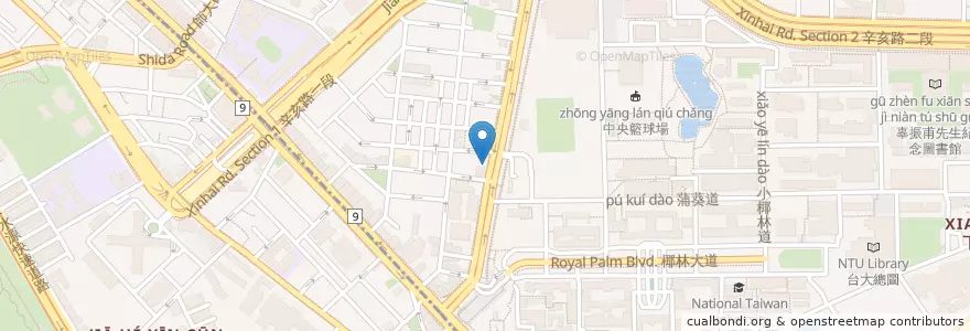 Mapa de ubicacion de 臺一牛奶大王 en 台湾, 新北市, 台北市.