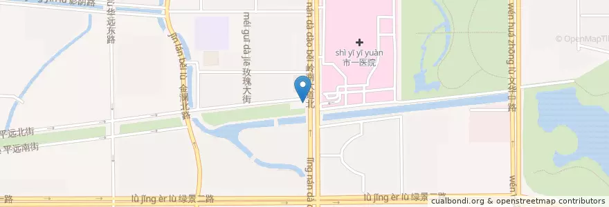Mapa de ubicacion de KFC en چین, گوانگ‌دونگ, 佛山市, 禅城区 (Chancheng).