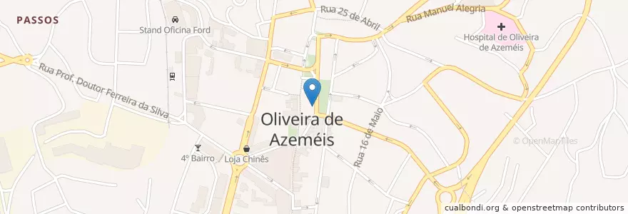 Mapa de ubicacion de Café Flecha en Portekiz, Aveiro, Norte, Área Metropolitana Do Porto, Oliveira De Azeméis, Oliveira De Azeméis, Santiago De Riba-Ul, Ul, Macinhata Da Seixa E Madail.