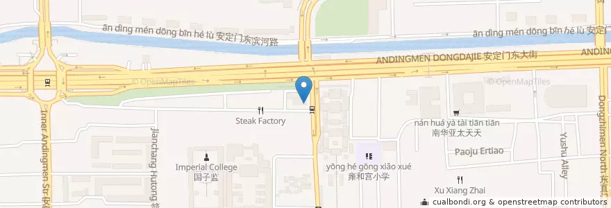 Mapa de ubicacion de Costa Café en China, Peking, Hebei, 东城区.