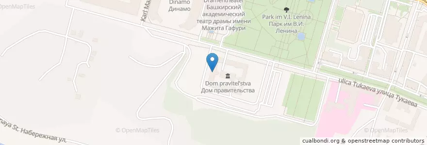 Mapa de ubicacion de Отделение связи №450101 en Russland, Föderationskreis Wolga, Baschkortostan, Городской Округ Уфа.