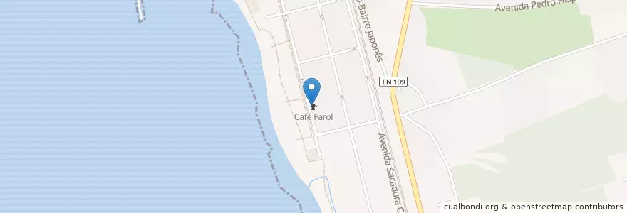 Mapa de ubicacion de Café Farol en البرتغال, Vila Nova De Gaia, Arcozelo.
