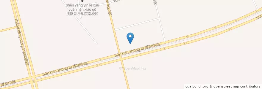 Mapa de ubicacion de McDonald's en China, Liaoning, 沈阳市, 浑南区.