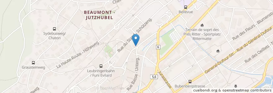 Mapa de ubicacion de Velospot 17 en 瑞士, 伯尔尼, Verwaltungsregion Seeland, Verwaltungskreis Biel/Bienne, Biel/Bienne.