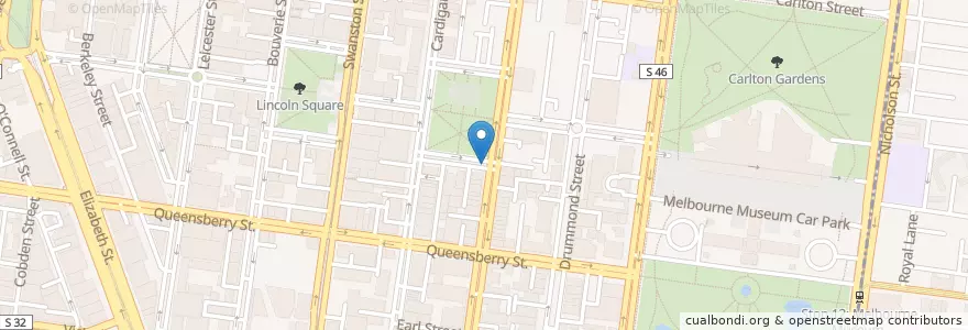 Mapa de ubicacion de Parco en 오스트레일리아, Victoria, City Of Melbourne.