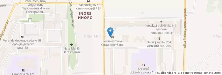 Mapa de ubicacion de Вита экспресс en روسيا, Приволжский Федеральный Округ, باشقورستان, Городской Округ Уфа.