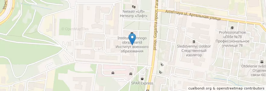 Mapa de ubicacion de Биологический факультет en Russie, District Fédéral De La Volga, Oblast De Nijni Novgorod, Городской Округ Нижний Новгород.