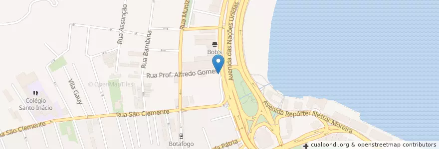 Mapa de ubicacion de Botafogo Praia Shopping en ブラジル, 南東部地域, リオ デ ジャネイロ, Região Metropolitana Do Rio De Janeiro, Região Geográfica Imediata Do Rio De Janeiro, Região Geográfica Intermediária Do Rio De Janeiro, リオデジャネイロ.