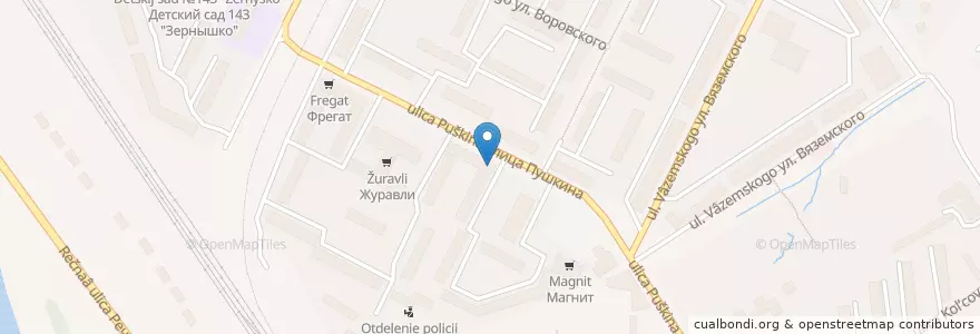 Mapa de ubicacion de Сбербанк en Rusia, Distrito Federal Central, Óblast De Briansk, Брянский Район, Городской Округ Брянск.