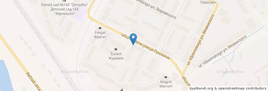 Mapa de ubicacion de Почта en Rusland, Centraal Federaal District, Oblast Brjansk, Брянский Район, Городской Округ Брянск.