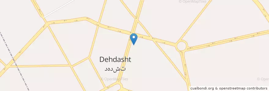 Mapa de ubicacion de دهدشت en Irão, استان کهگیلویه و بویر احمد, شهرستان کهگیلویه, بخش مرکزی, دهدشت, دهدشت شرقی.