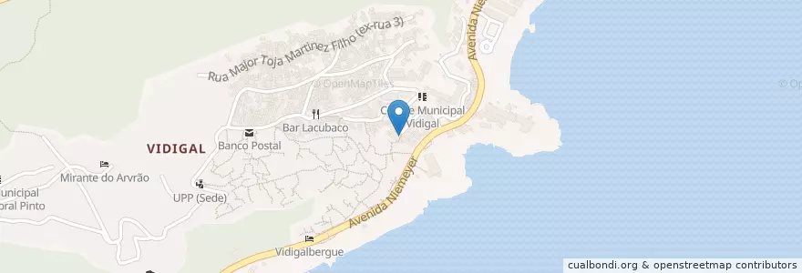 Mapa de ubicacion de Bar do Adilson en Brazilië, Regio Zuidoost, Rio De Janeiro.