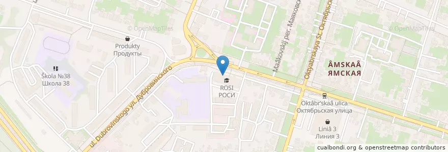 Mapa de ubicacion de Росинка en Rusland, Centraal Federaal District, Oblast Koersk, Курский Район, Городской Округ Курск.
