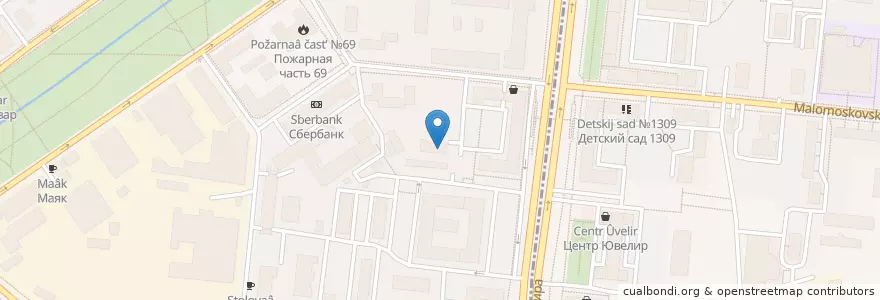 Mapa de ubicacion de Отдел МВД по Останкинскому району en Russia, Central Federal District, Moscow, North-Eastern Administrative Okrug, Ostankinsky District.
