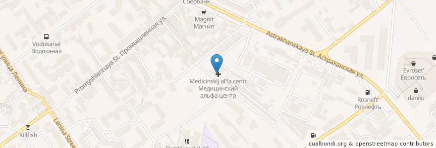 Mapa de ubicacion de Медицинский альфа центр en Russie, District Fédéral Du Sud, Kraï De Krasnodar, Городской Округ Анапа.