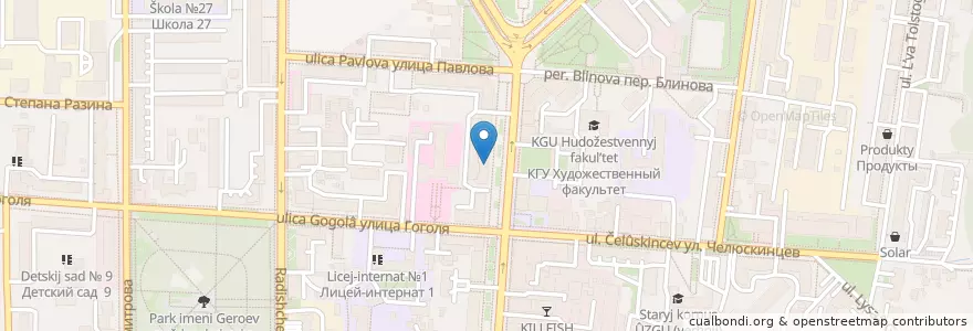 Mapa de ubicacion de Rosbank en Russia, Central Federal District, Kursk Oblast, Kursky District, Kursk.