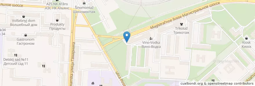 Mapa de ubicacion de Библитека №6 en Россия, Дальневосточный Федеральный Округ, Хабаровский Край, Городской Округ Комсомольск-На-Амуре.