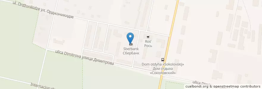 Mapa de ubicacion de Сбербанк en Rusia, Distrito Federal Central, Óblast De Moscú, Городской Округ Щёлково.